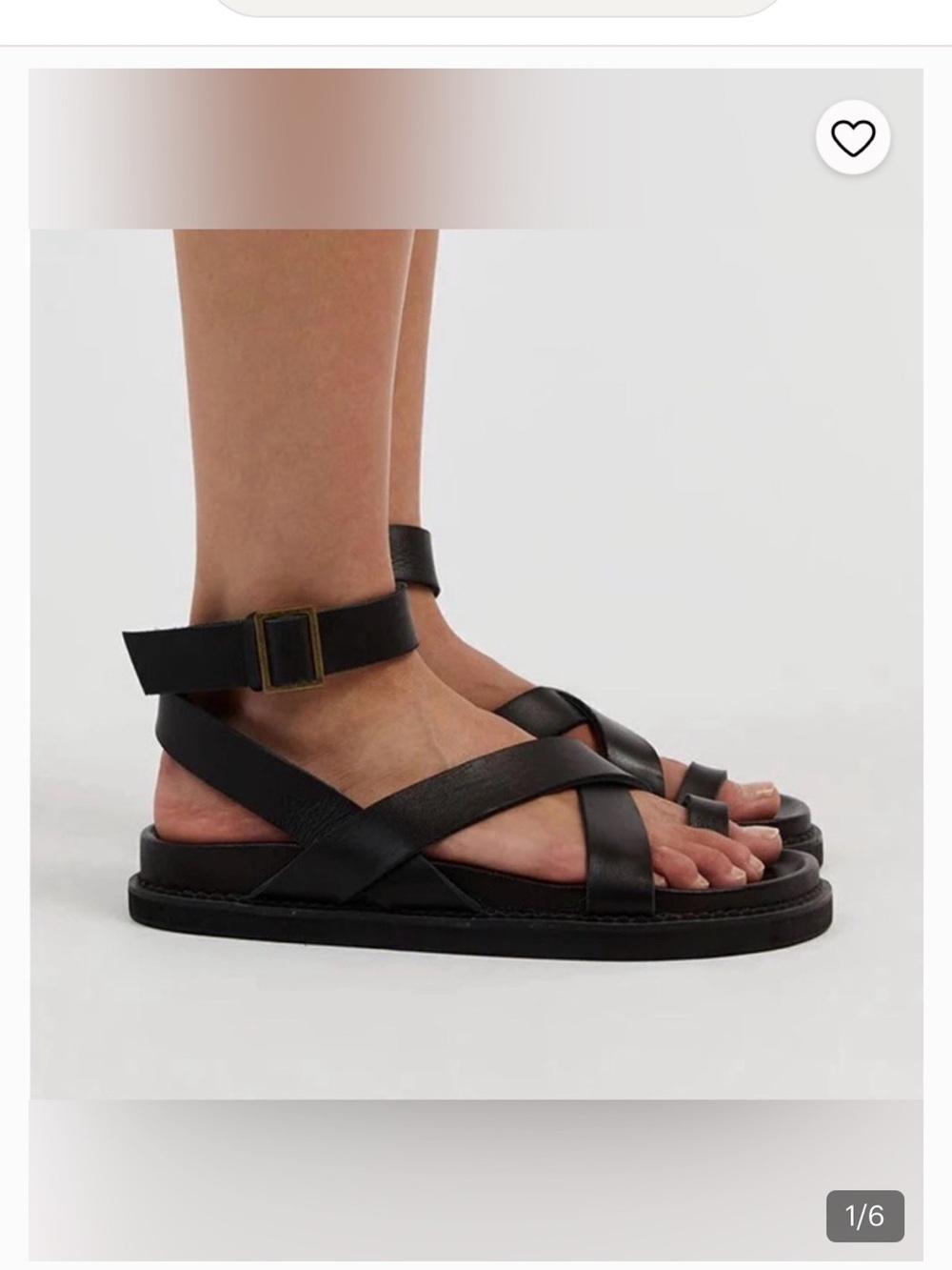 The Bali Tailor black Leni sandals 38 NEW